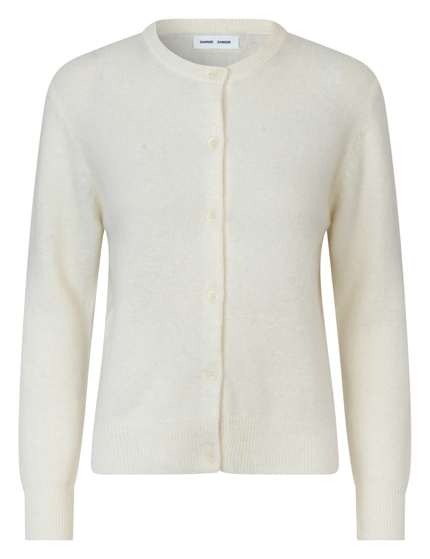 NOR - Cardigan en laine mélangée | Blanc