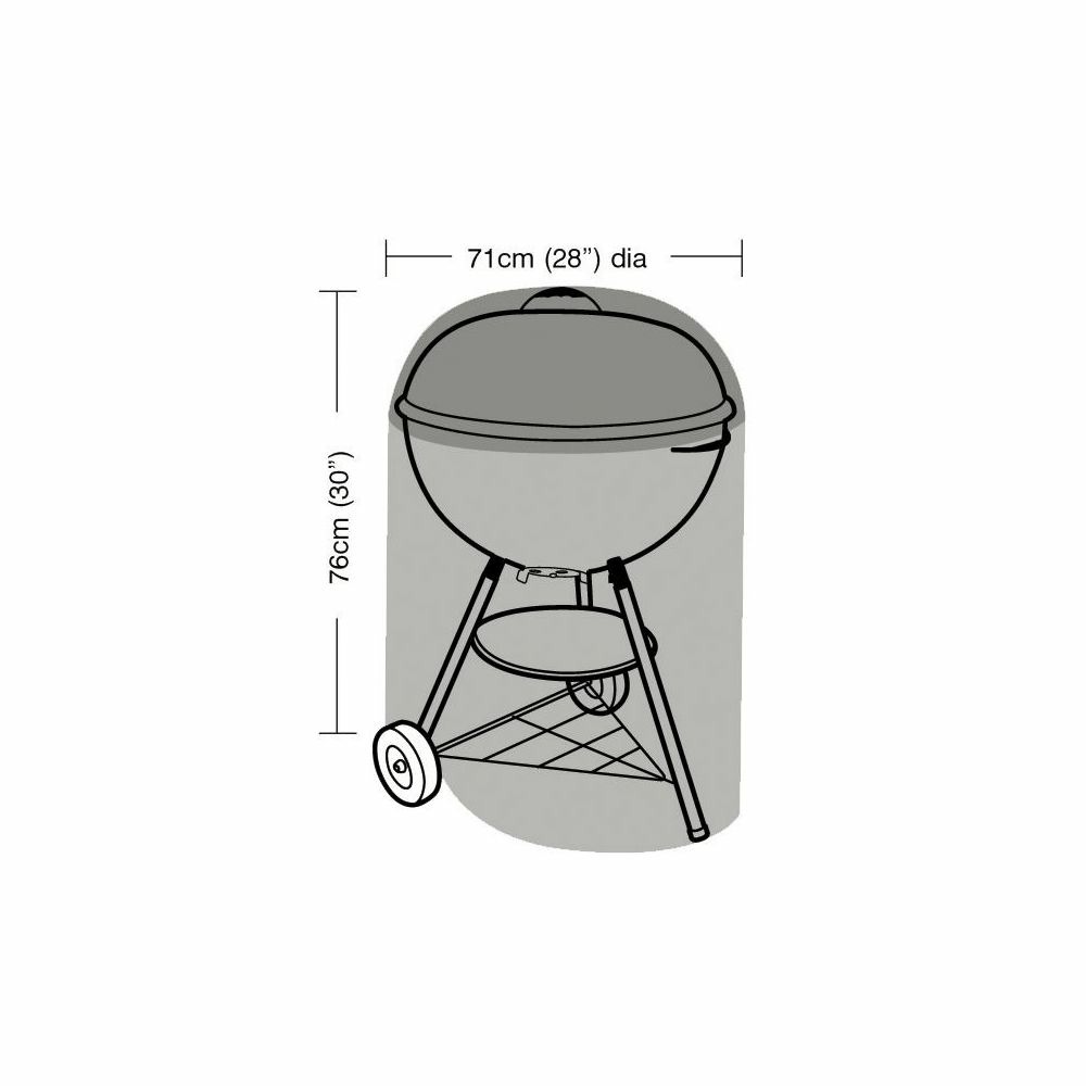 Housse de protection barbecue rond 71 cm
