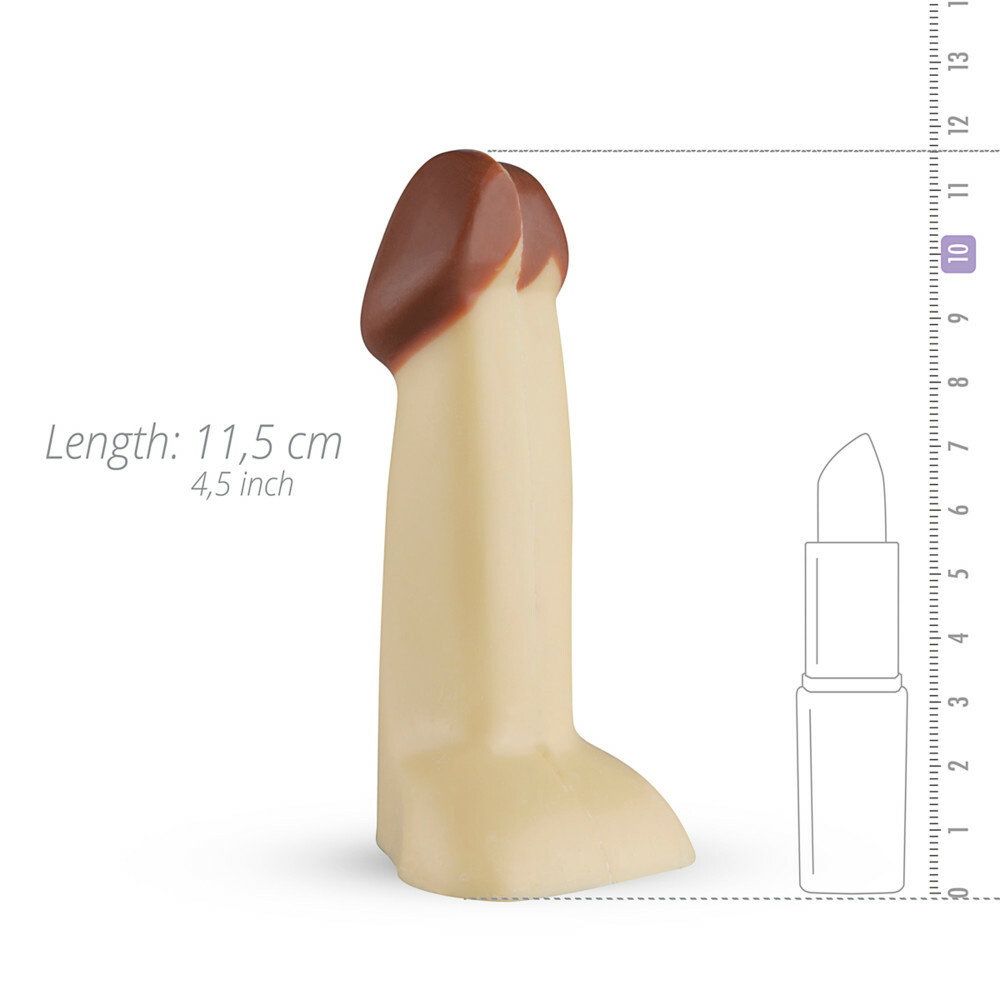 Jongeheer Penis Chocolade Wit100 gr