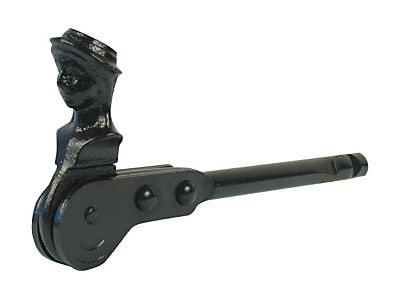 Arrêt tête de bergère Afbat acier noir l.140 mm