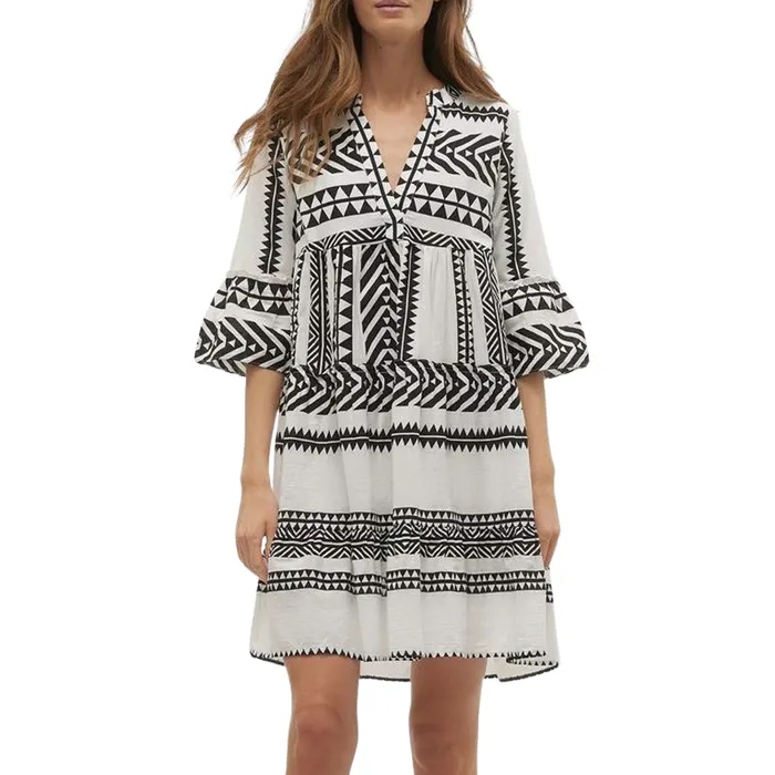 Vero Moda Dicthe 3/4 Woven Jurk Dames