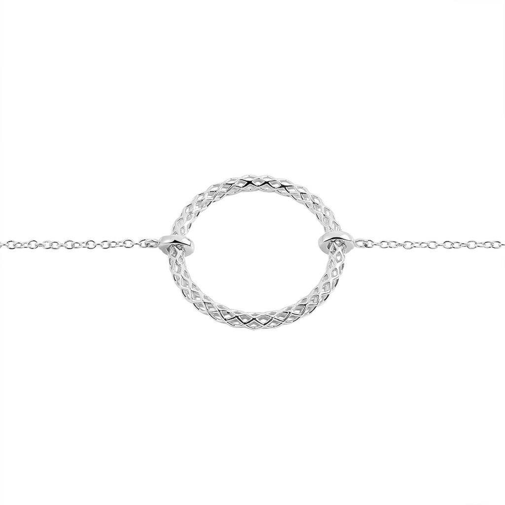 Bracelet Sowa Argent Blanc Oxyde De Zirconium