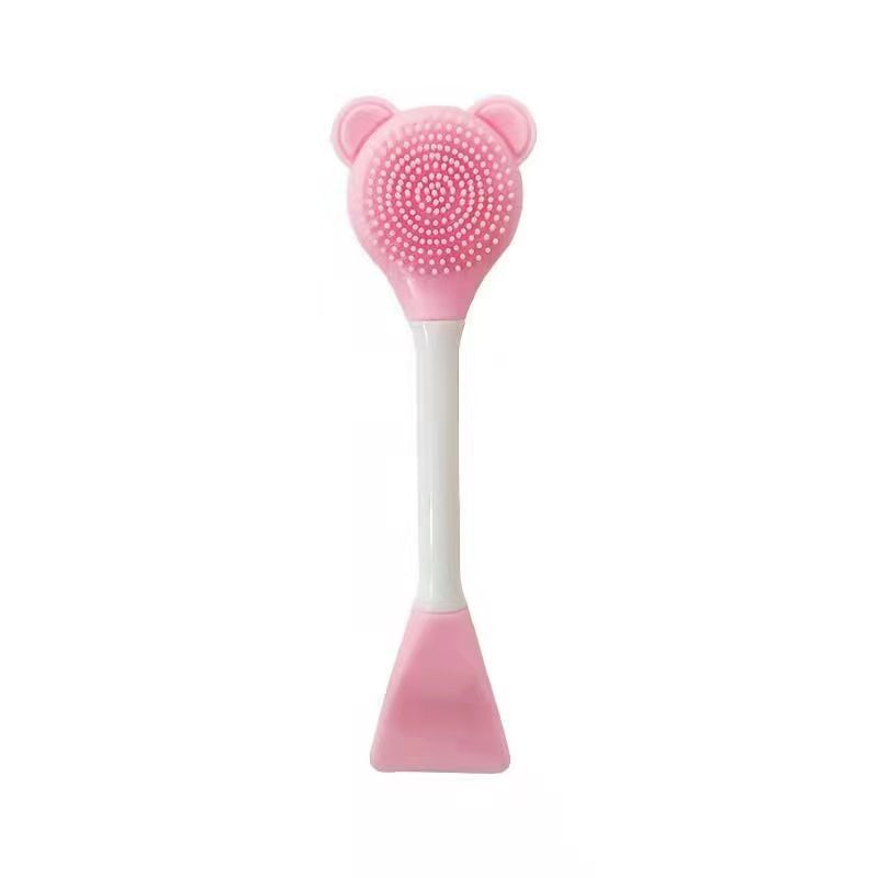 Karnemelk - Bear Dual Head Siliconen Gezichtsreinigingsborstel