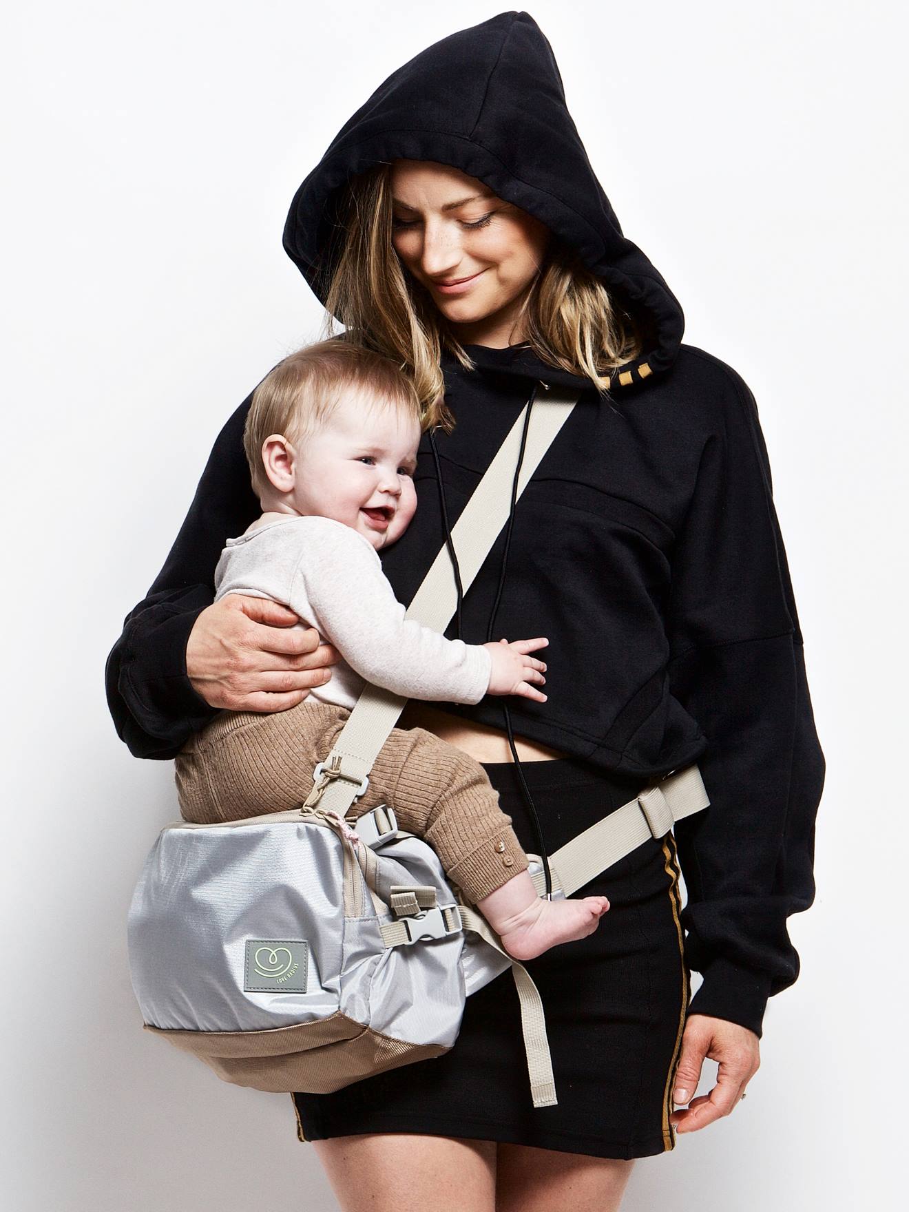 Bolsa de maternidade CaravanBag LOVE RADIUS cinza