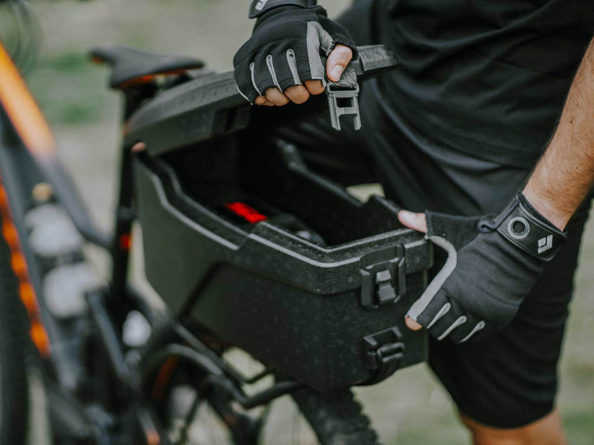 Topeak E-Xplorer TrunkBox Batterij Opbergbox Zwart