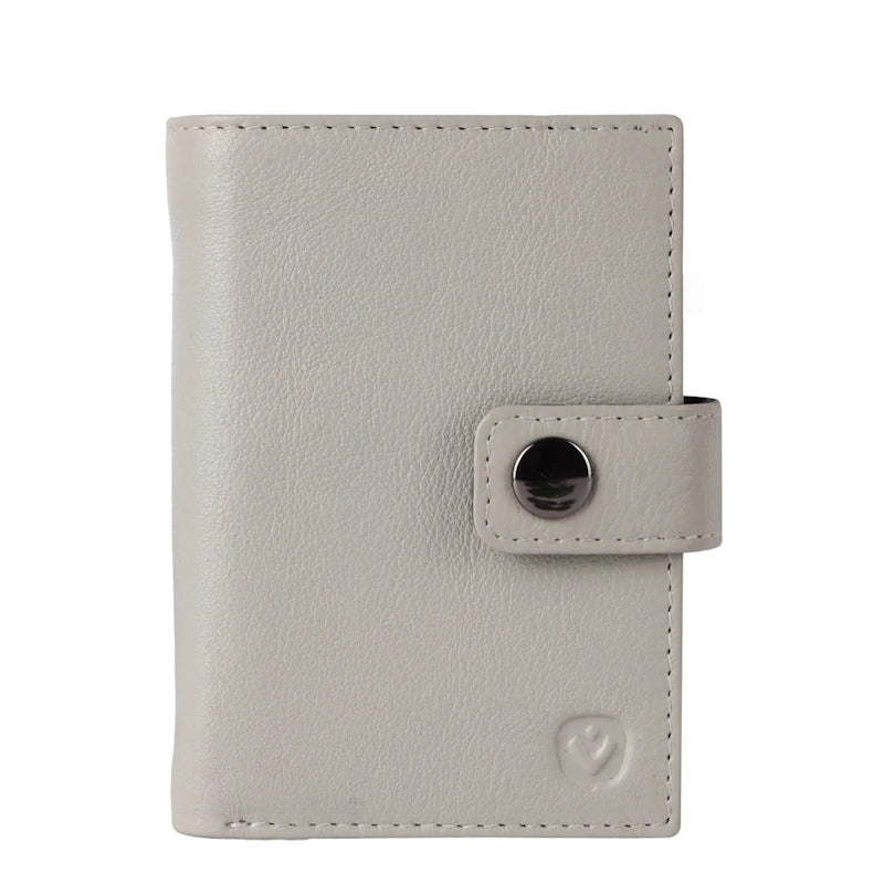 Valenta Card Wallet Leather MagSafe Off White