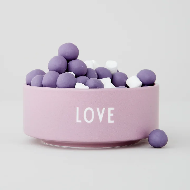 Design Letters - Snack Schale, Happy / yellow