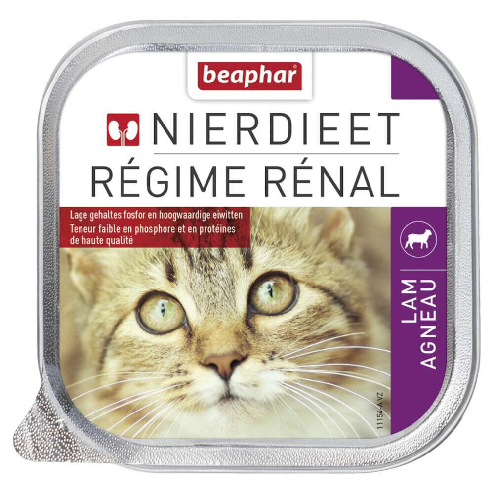 Beaphar Nierdieet Kattenvoer Nat Lam100 gr