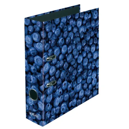 Herlitz Ordner A4 8cm FSC-Mix maXfile Blaubeere