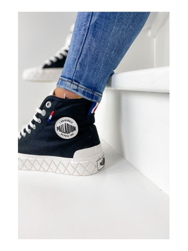 PALLA ACE CANVAS MID Black - Palladium