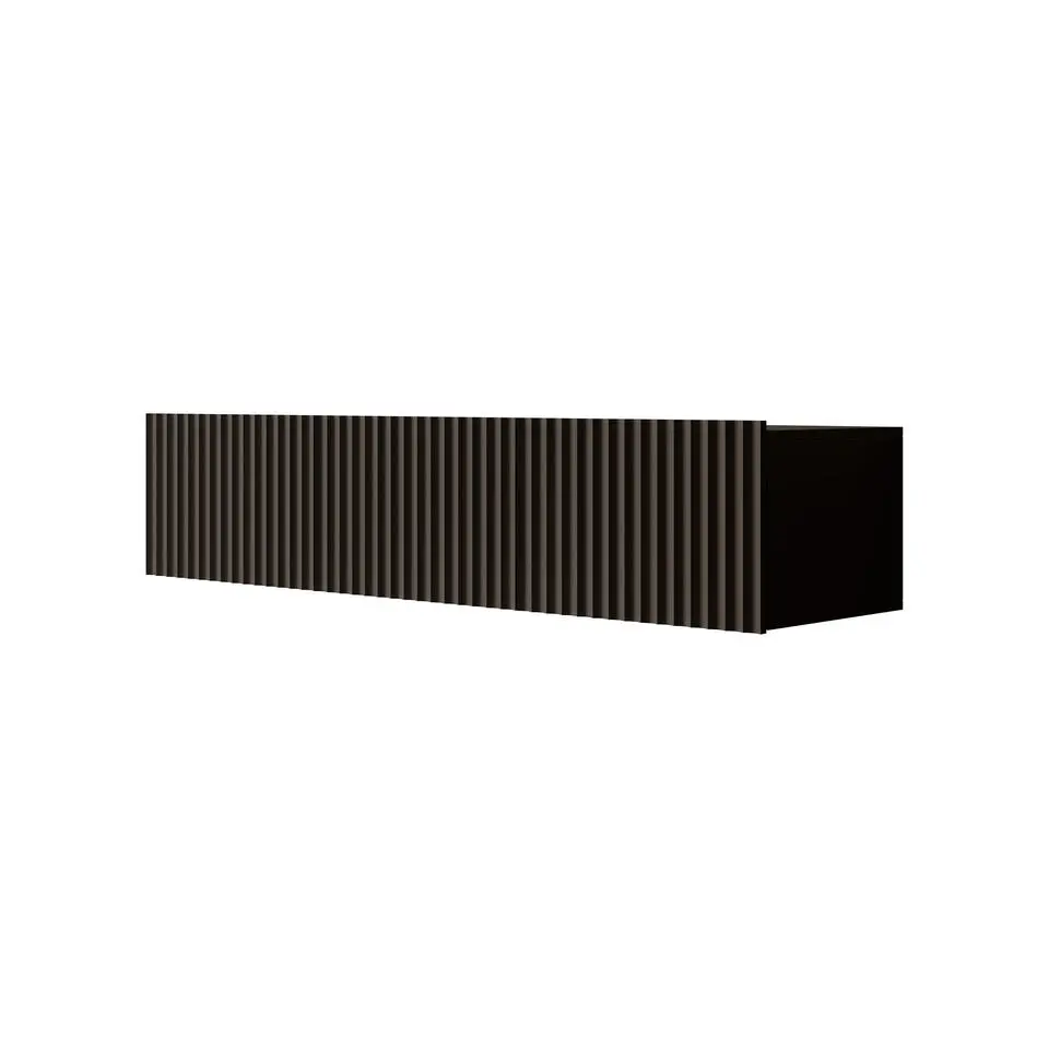 Meubella - TV-Meubel Pepinos - Mat zwart - 150 cm