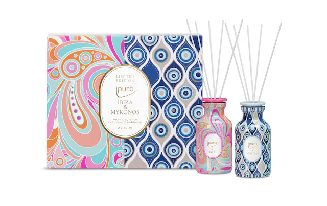 IPURO Duftstäbchen »Geschenkset Mykonos & Ibiza 2 x 50 ml«