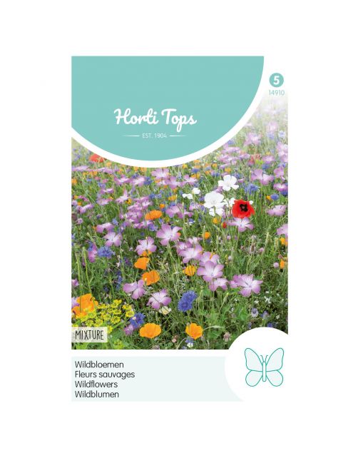 Hortitops Wildbloemen Gemengd - Bloemenzaden - 5 g
