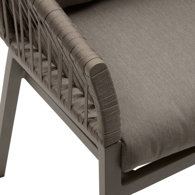 Lot de 2 fauteuils de jardin ORIENGO Macchiato / Café