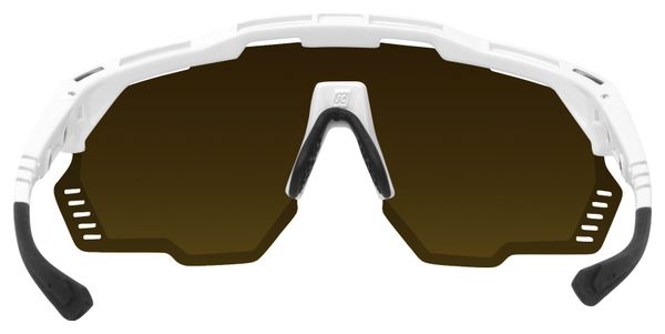Lunettes Scicon Aeroshade Kunken Blanc Brillant / Bronze Miroir