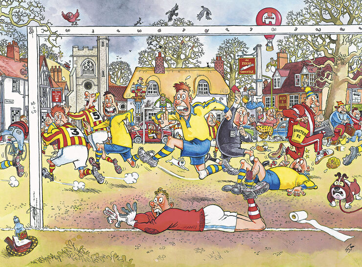 Wasgij puslespil Football Madness!