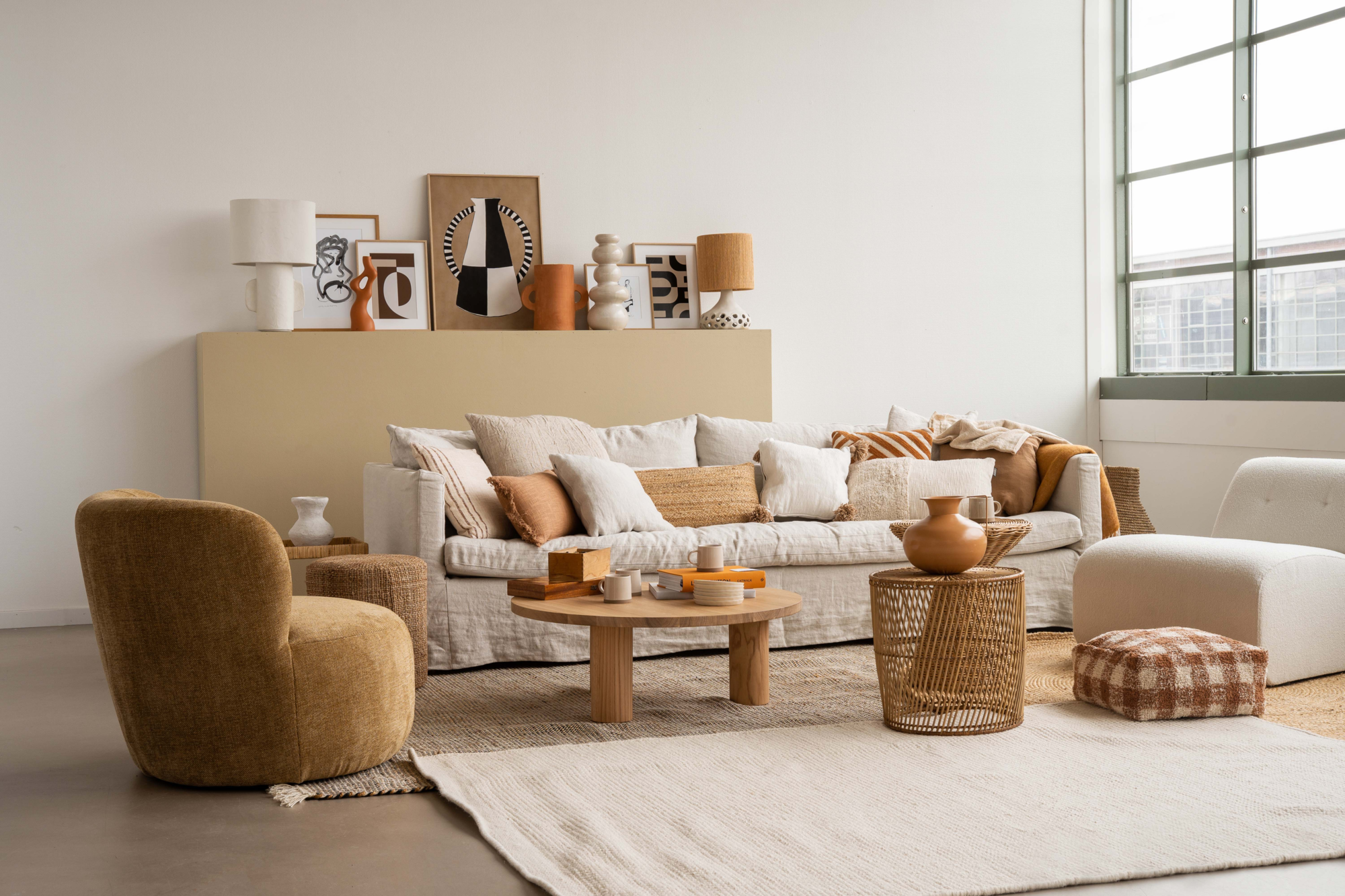 Fauteuil Farrell natural