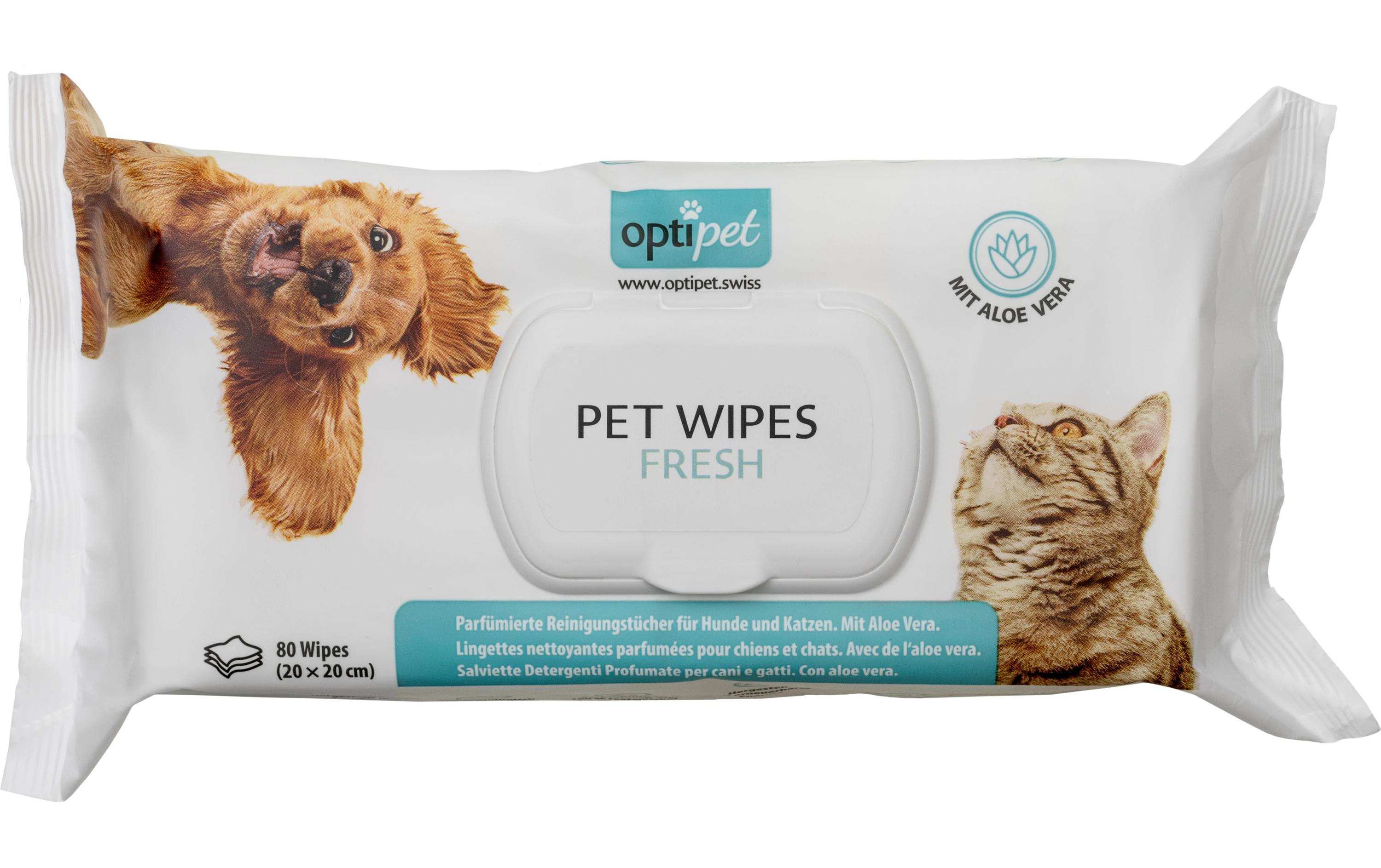 Pflegetücher Pet Wipes, 80 StückReinigungstücher für die tägliche Hygiene