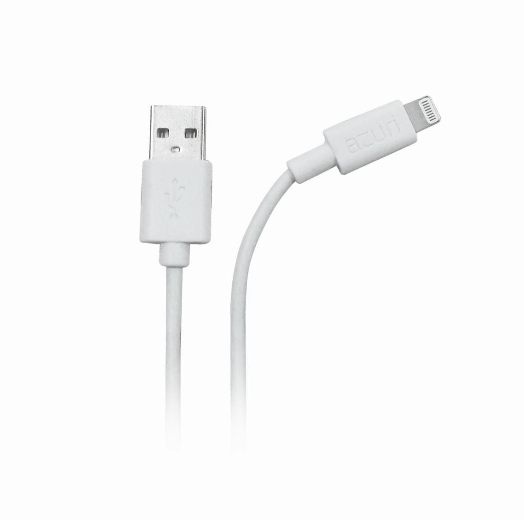 Azuri - Autolader met Apple lightning connector - wit