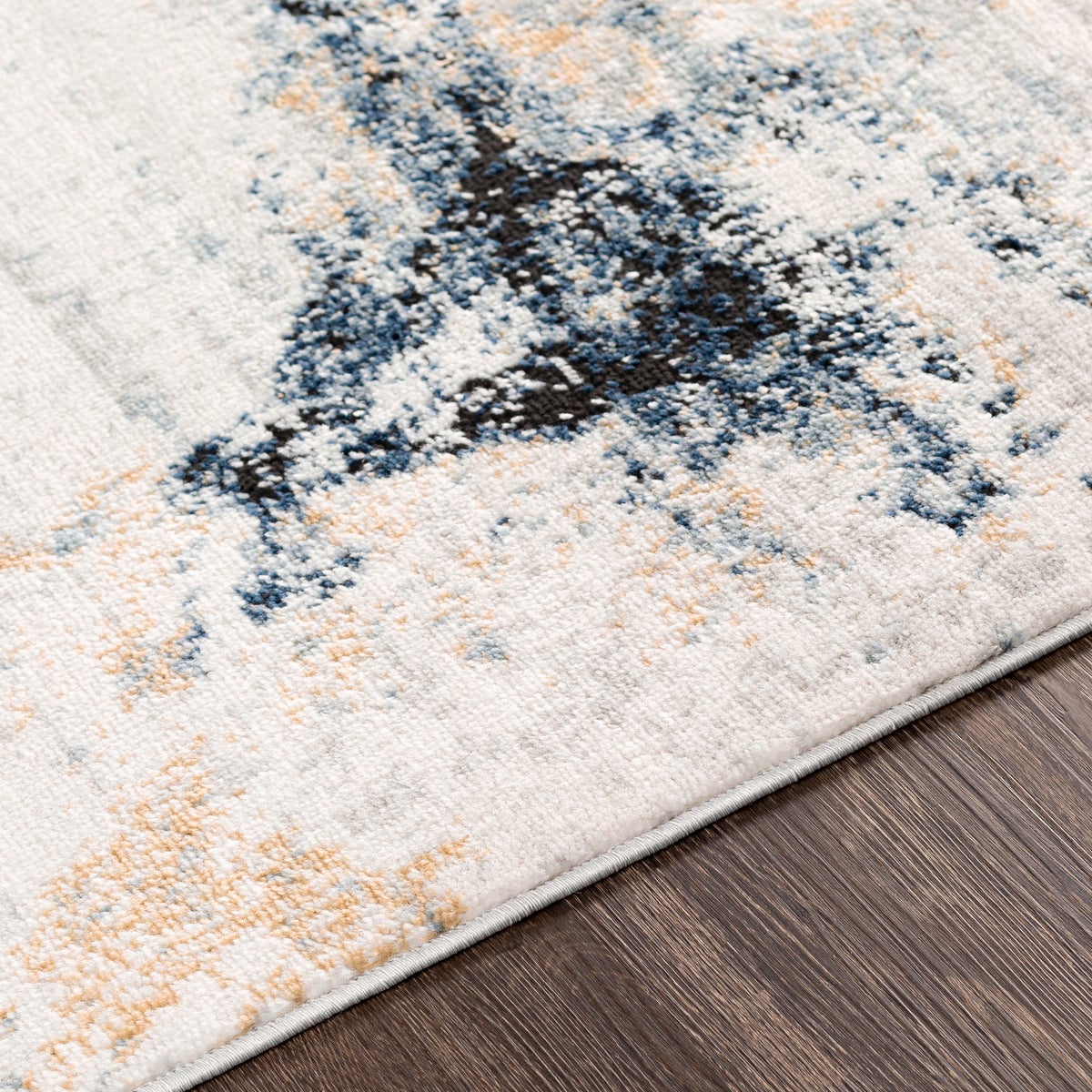 Abstract Modern Tapijt Blauw/Grijs 200x275 cm EMMA