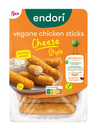 Chicken Sticks Käse-Style VEGAN