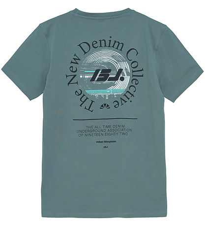 Indianer Blue Jeans T-Shirt - Stormy Sea m. Print