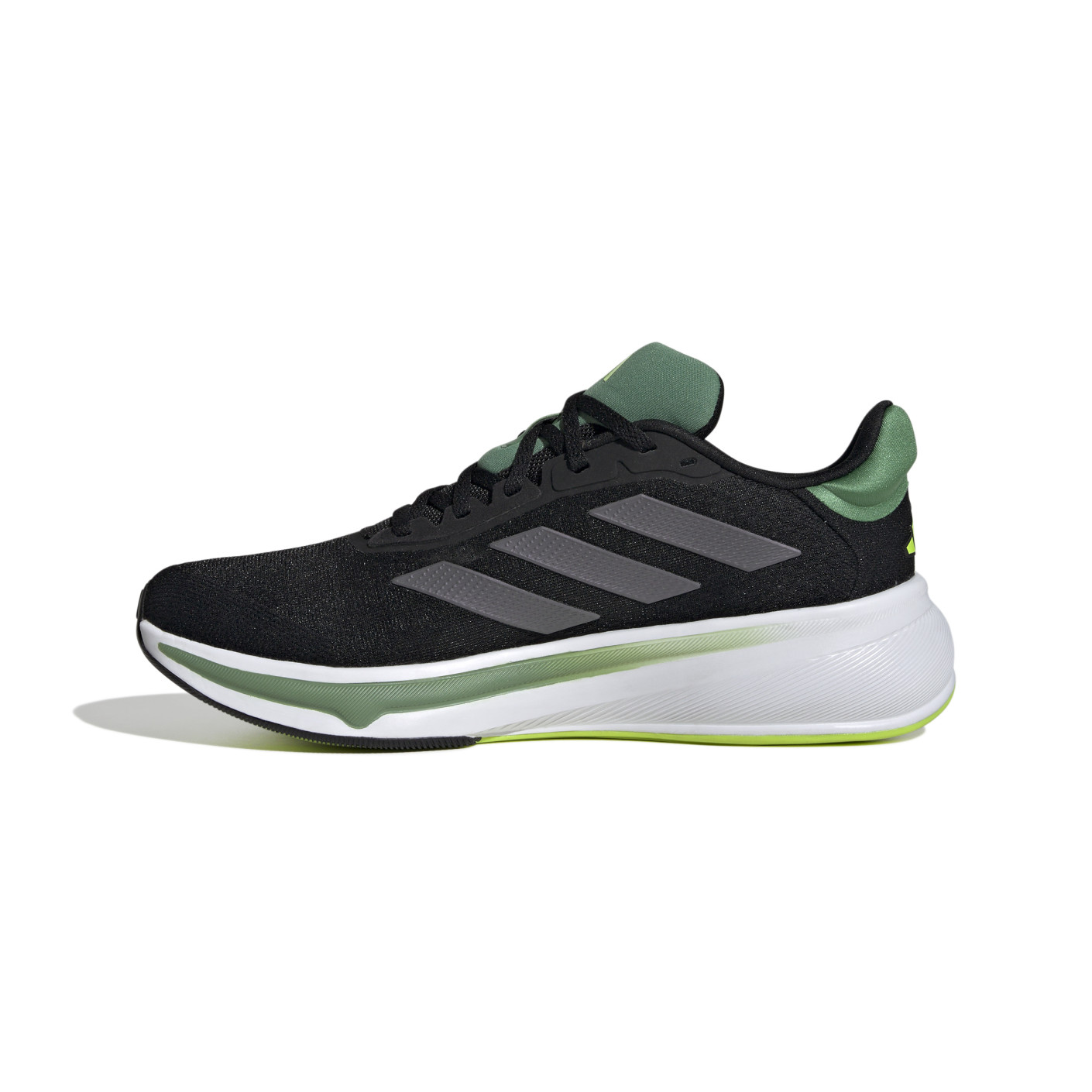 Adidas Response Super Hardloopschoenen Zwart Grijs Donkergroen Wit