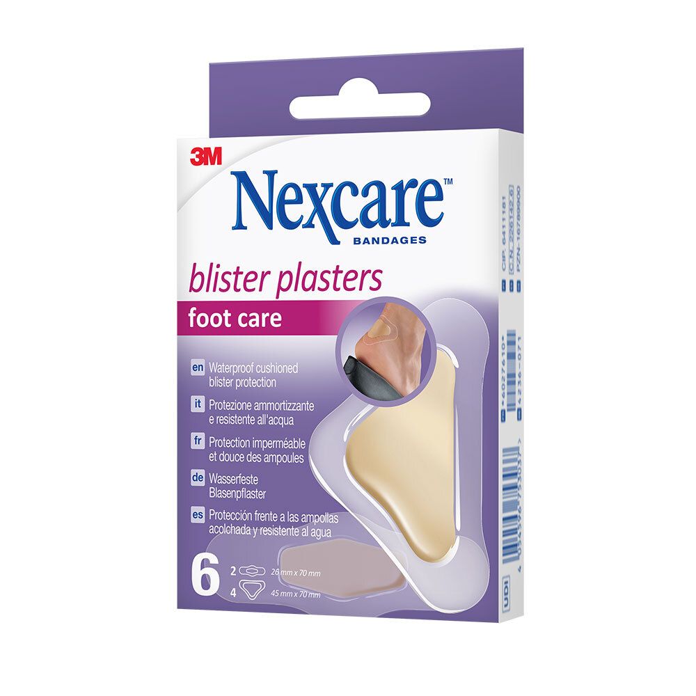 Nexcare™ blister plasters foot care