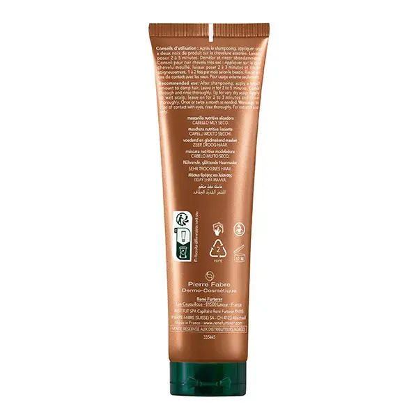 Máscara Nutritiva e Suavizante Sublime Shea da René Furterer 100ml