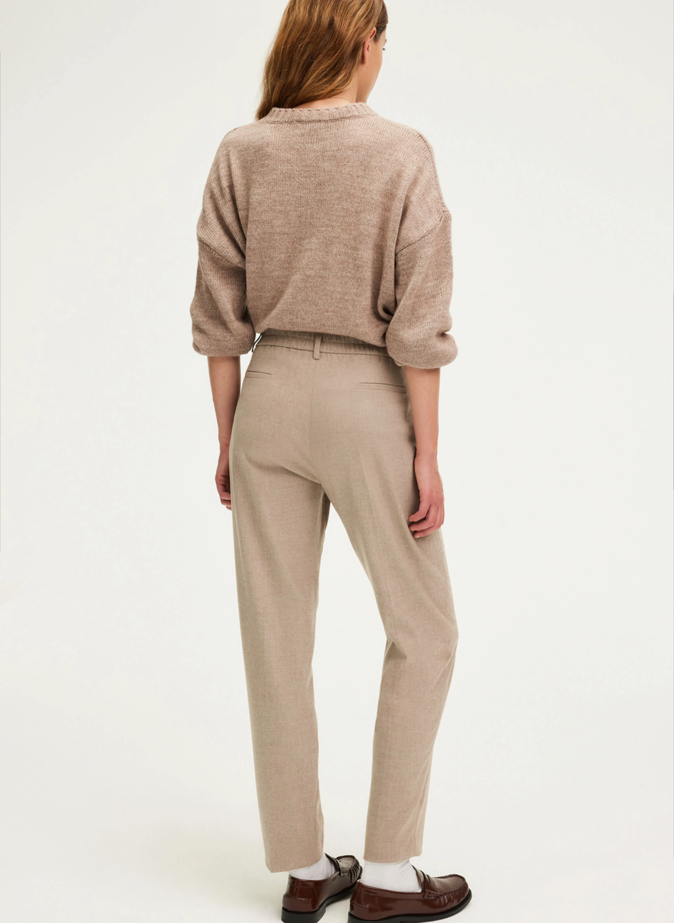 NAVA - Pantalon à pinces | Beige