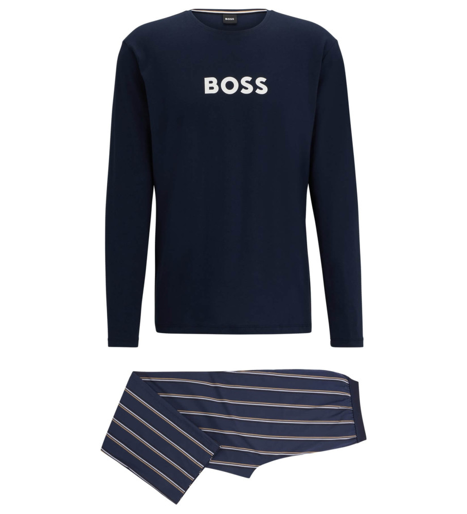 BOSS Pijama Regular Fit marinho