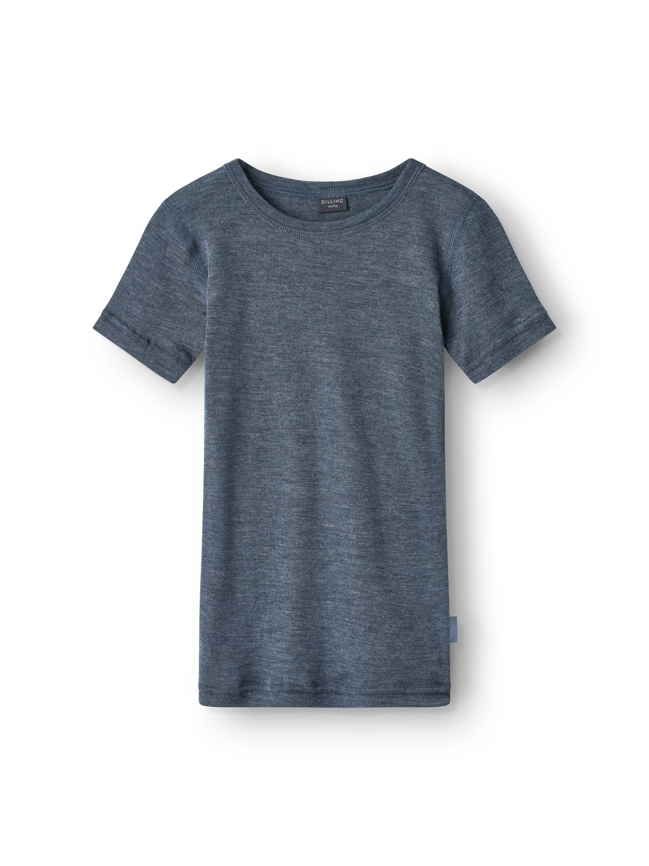 T-shirt van merinowol/zijde voor kinderen