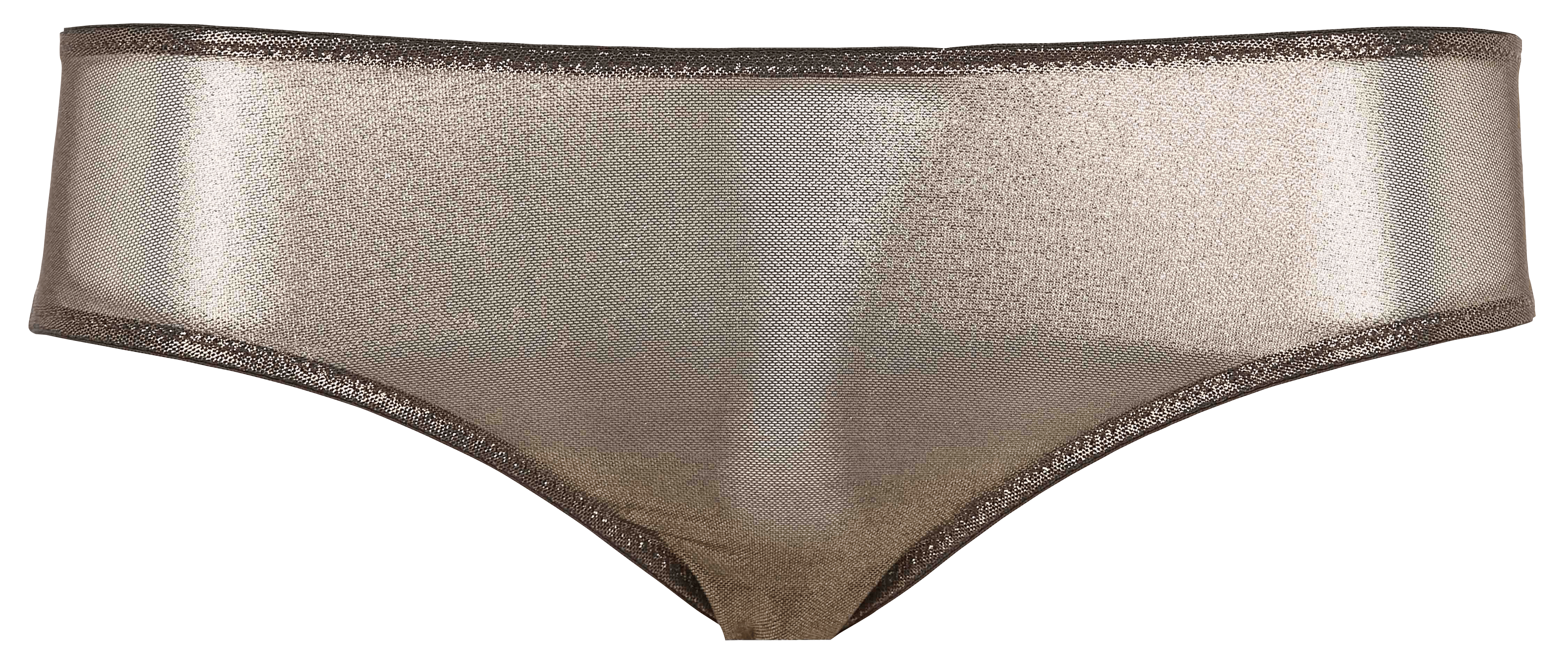 AMY - Culotte lamée | Marron