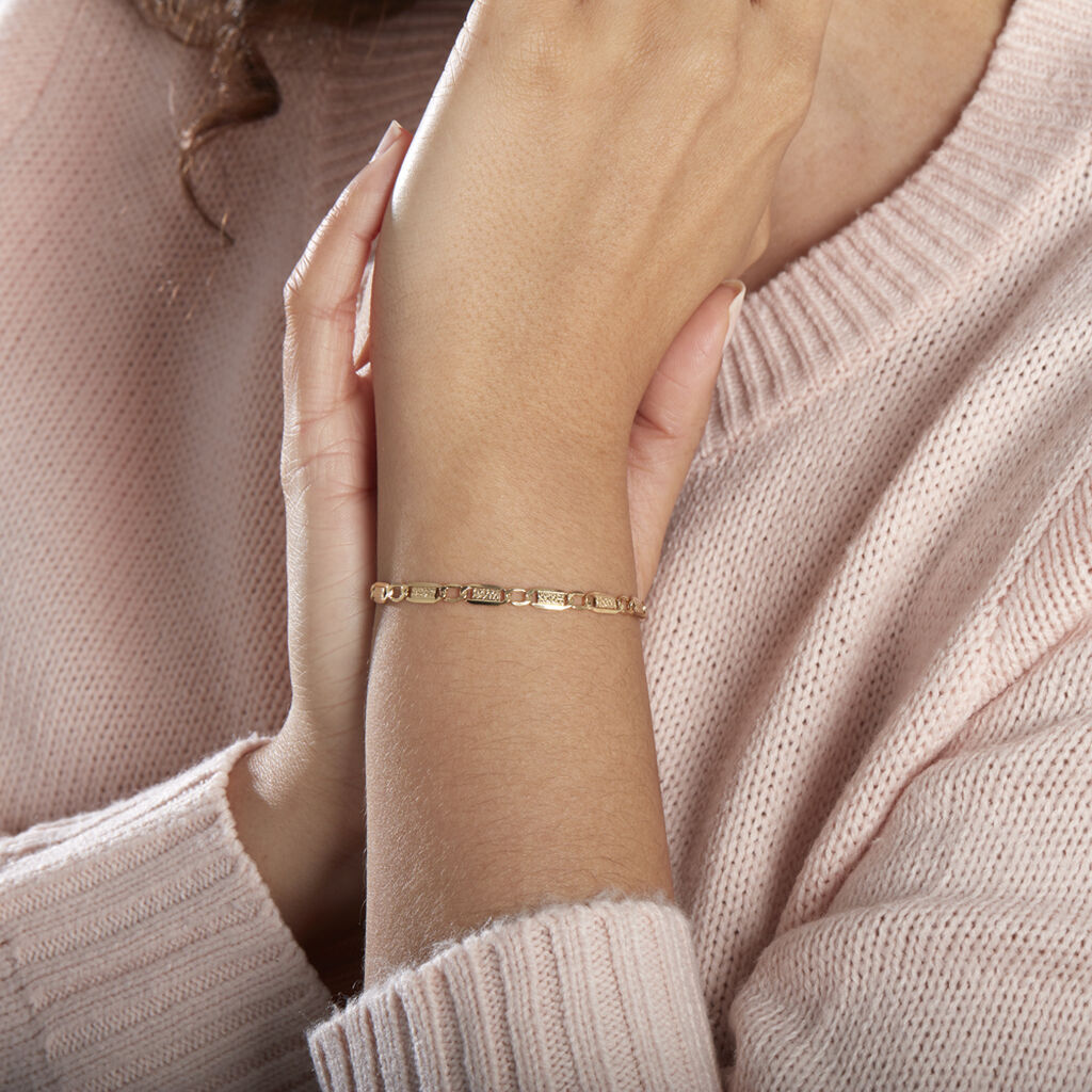 Bracelet Anouch Plaquette Or Jaune