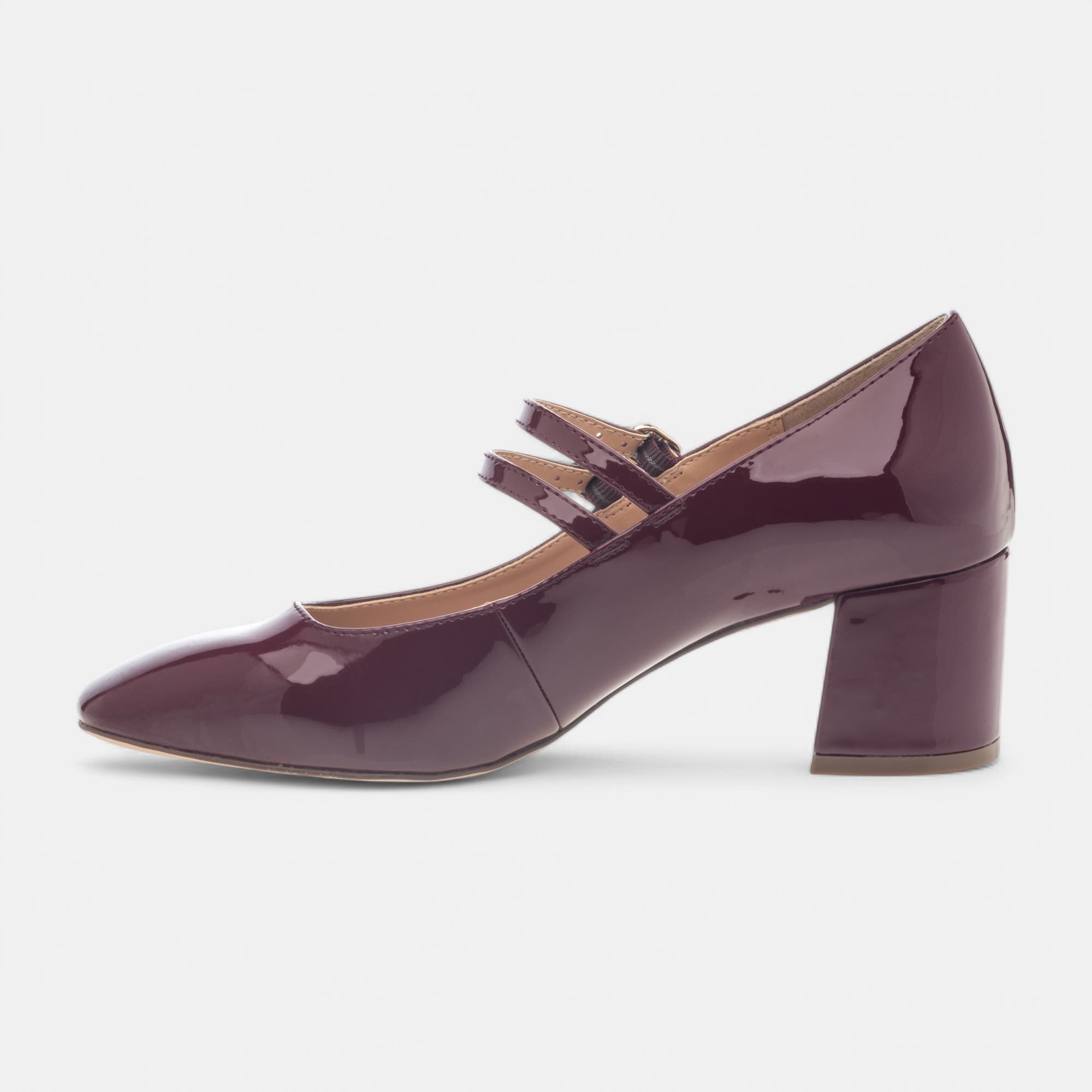 Babies à talon Femme bordeaux