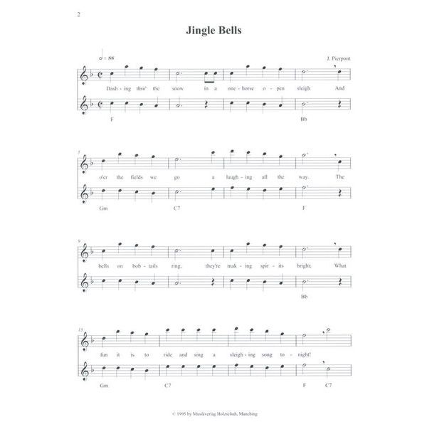 Holzschuh Verlag Weihnachtslieder Querflöte
