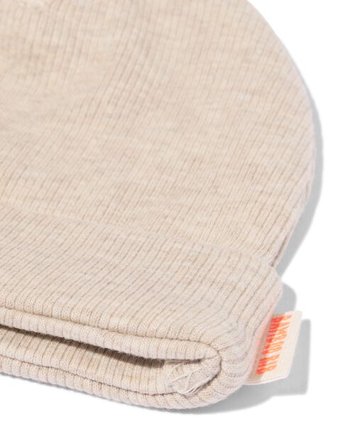 bonnet en bambou côtelé pour bébé