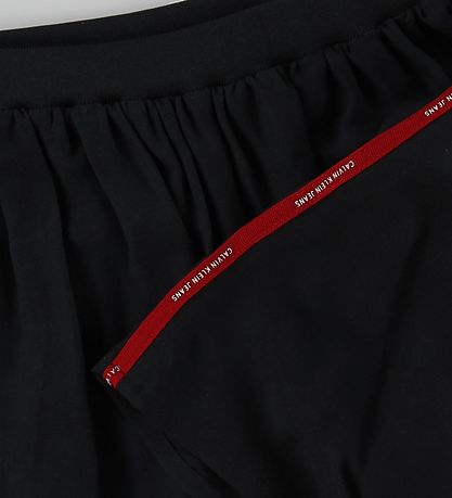Calvin Klein Nederdel - Sort m. Rød Stribe