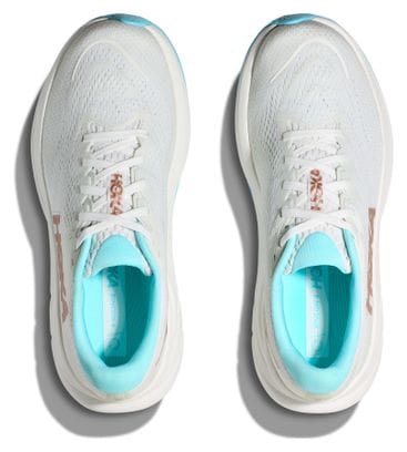Chaussures Running Hoka Rincon 4 Blanc/Bleu/Or Femme