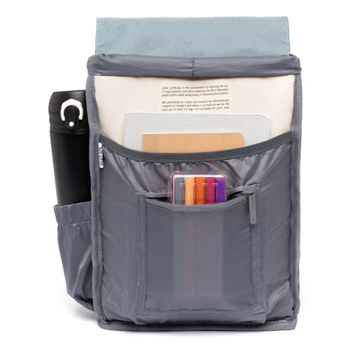 Lefrik Sac à Dos Scout Mini Tricolore | Ecru