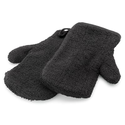 Backhandschuhe Baumwolle, Schwarz