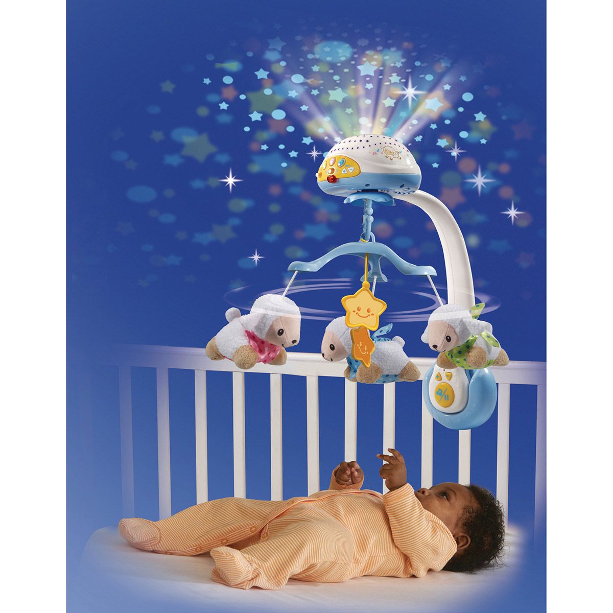 Lumi mobile compte-mouton bleu