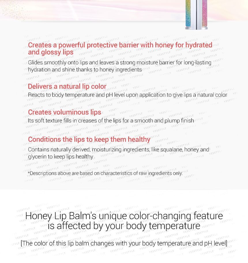 YNM - Regenboog Honing Lippenbalsem