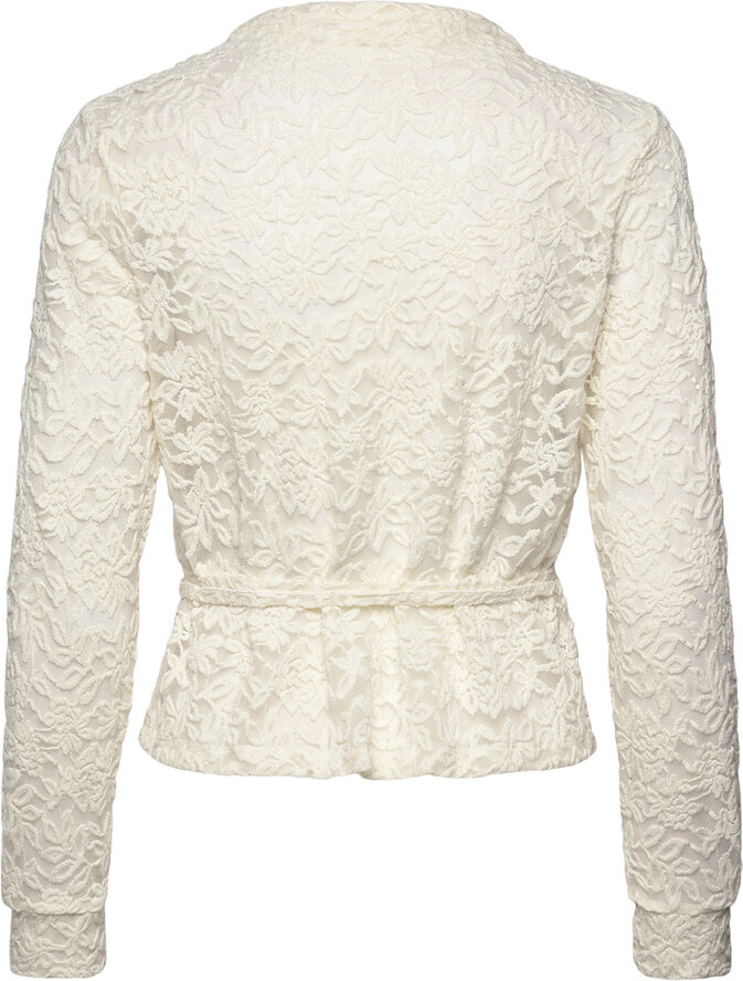Rosemunde Full lace wrap top Hvid