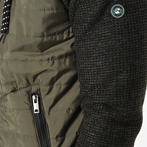 Veste Zippée Vert Kaki