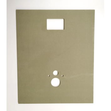 Toilet achterwand MDF vochtwerend 122x100cm 15mm