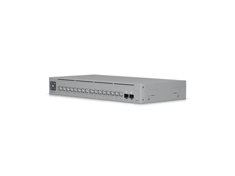 Ubiquiti UniFi Switch Pro Max 16 - Switch - L3 - Administreret - 12 x 10/100/1000   4 x 2.5GBase-T   2 x 10 Gigabit Ethernet - desktop, monterbar på stativ, væg-monterbar - AC
