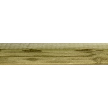 Schaaflat grenenhout ca. 4,4 x 4,4 cm, lengte ca. 210 cm