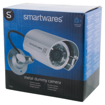 Smartwares Dummy Camera CS22D Binnen/Buiten Aluminium