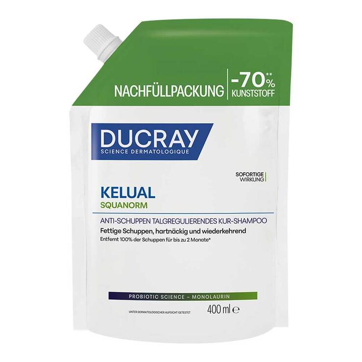 Ducray Kelual Squanorm Anti-Schuppen Shampoo fettig, 400 ml